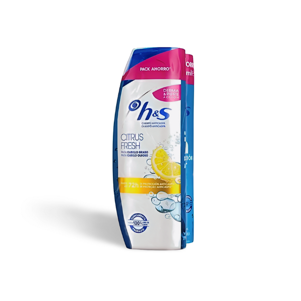 H&S champú Citrus Fresh 400ml + 400ml