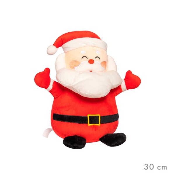 Peluche papa noel 33 x 37 cm
